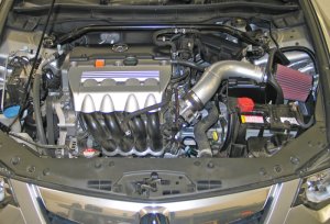Acura TSX Performance Air Intake - K&N Engineering - Typhoon - Silver - `09-`14